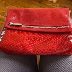 Hammitt Red Leather Clutch